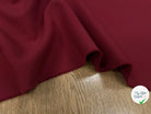 GABARDINE LAINE VIERGE ROUGE RUBY STRETCH - My Little Coupon