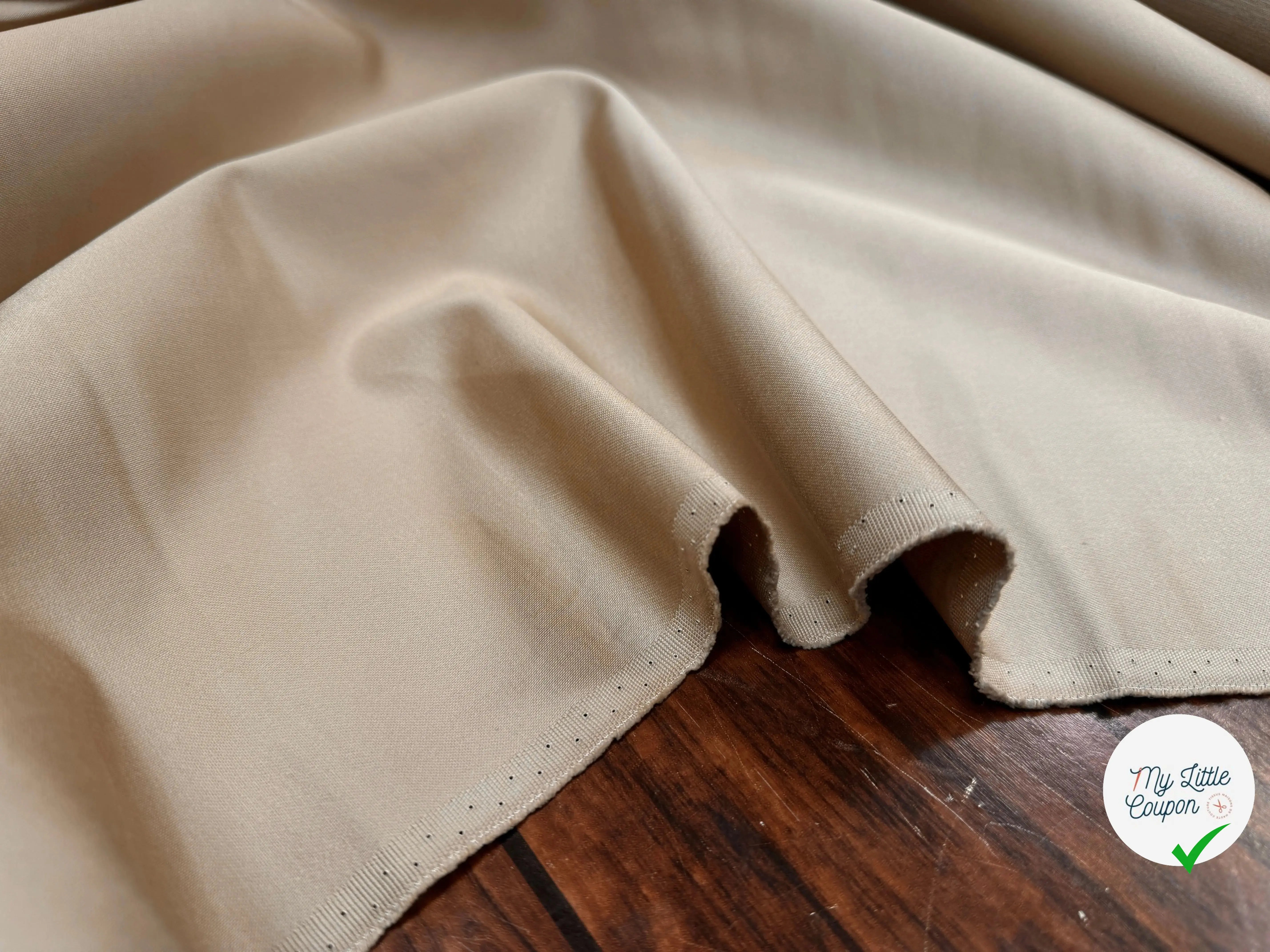 GABARDINE PEIGNEE QUALITÉ COUTURE - My Little Coupon