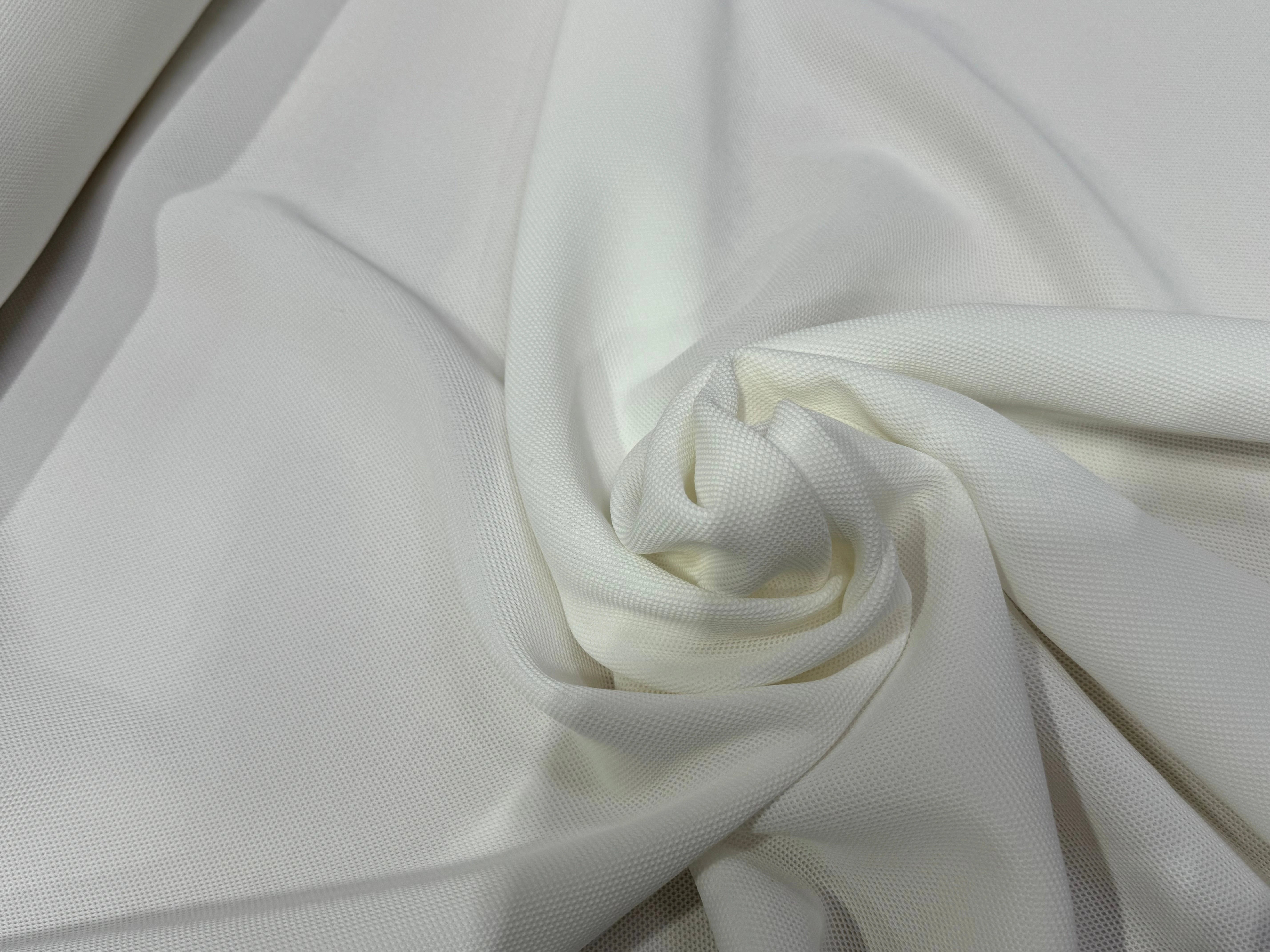 (Chute) GABARDINE ULTRA STRETCH 14% VISCOSE ÉCRU TENUE SUBLIME - My Little Coupon