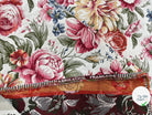 JACQUARD TISSÉ TEINT ALAIS ALLOVER ÉCRU ROSE - My Little Coupon