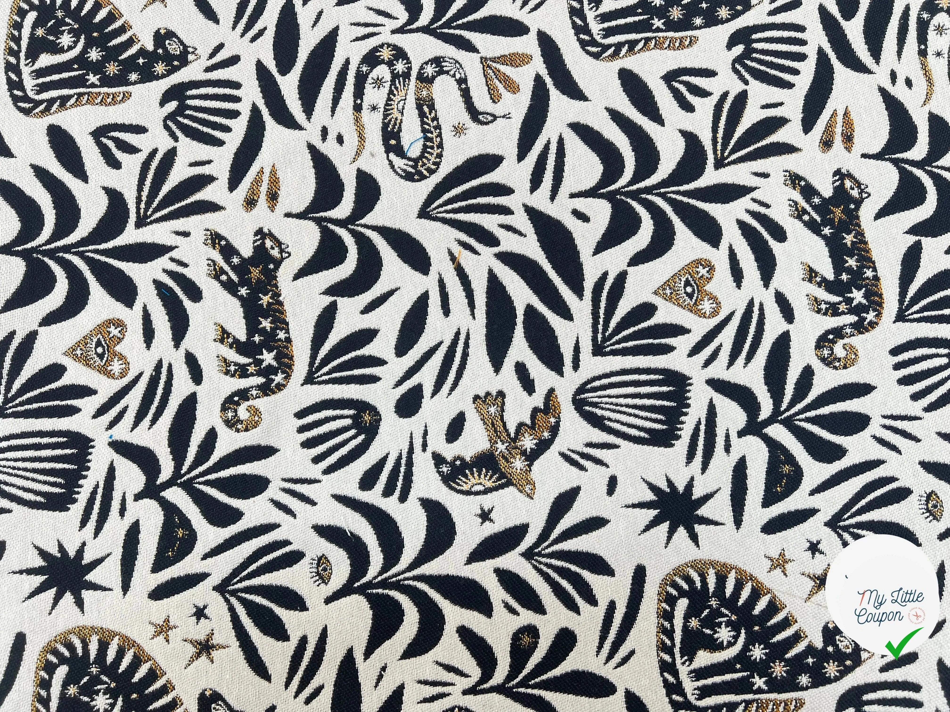 JACQUARD TISSÉ TEINT MYSTIC ALLOVER BLANC - My Little Coupon