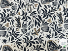 JACQUARD TISSÉ TEINT MYSTIC ALLOVER BLANC - My Little Coupon