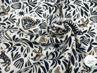 JACQUARD TISSÉ TEINT MYSTIC ALLOVER BLANC - My Little Coupon
