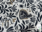 JACQUARD TISSÉ TEINT MYSTIC ALLOVER BLANC - My Little Coupon