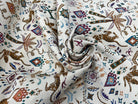 JACQUARD TISSÉ TEINT TIBET PAOLA ALLOVER BLANC - My Little Coupon