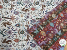 JACQUARD TISSÉ TEINT TIBET PAOLA ALLOVER BLANC - My Little Coupon