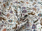JACQUARD TISSÉ TEINT TIBET PAOLA ALLOVER BLANC - My Little Coupon