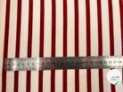 JERSEY DE COTON RAYURES ROUGE PERSAN FOND BEIGE ÉCRU - My Little Coupon - tissu - coudre