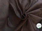 LAINAGE 100% CACHEMIRE MARRON ET NOIR MOTIF A FLEURS - My Little Coupon