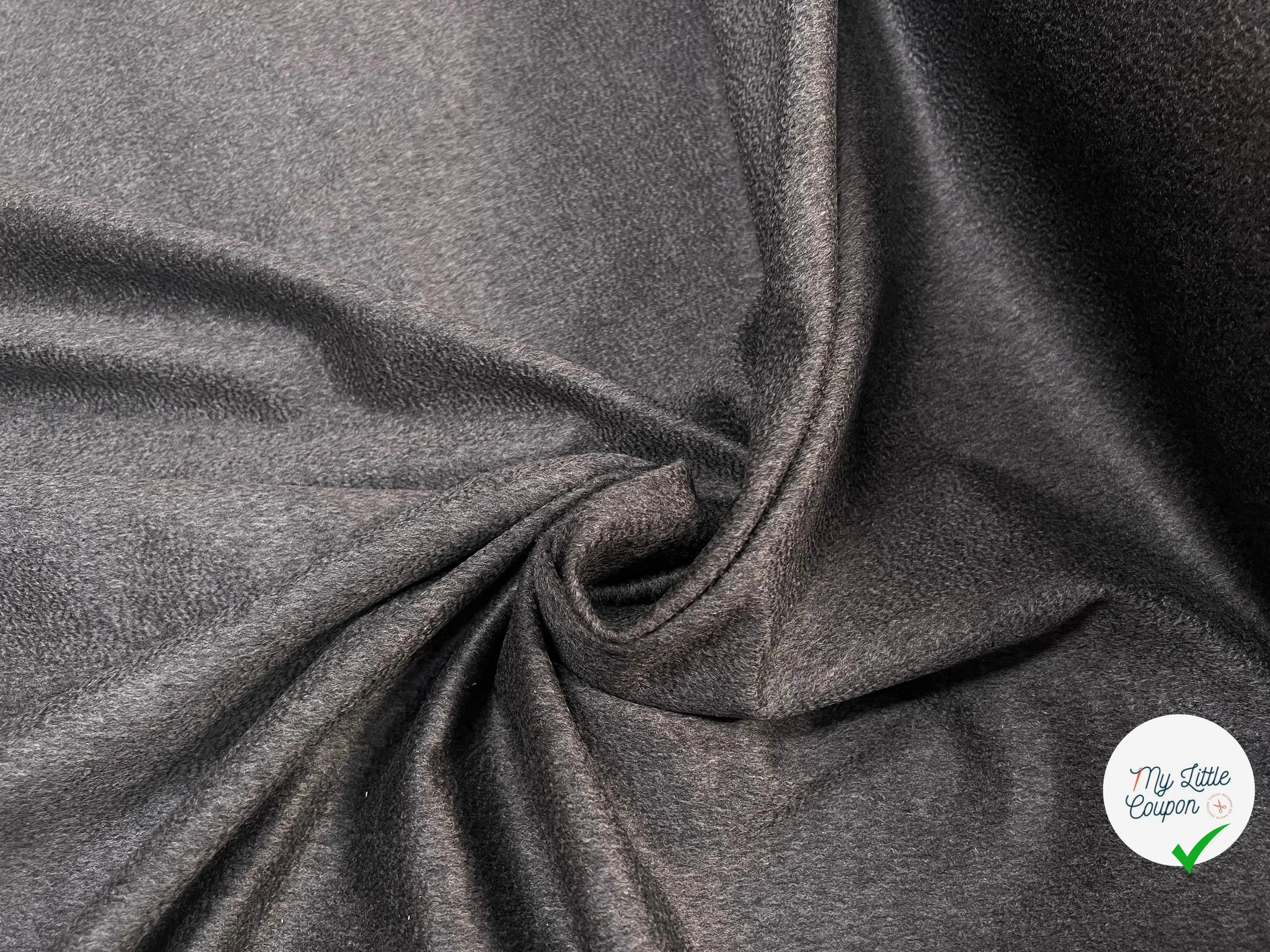 LAINAGE CACHEMIRE THERMOCOLLÉ GRIS ANTHRACITE - My Little Coupon