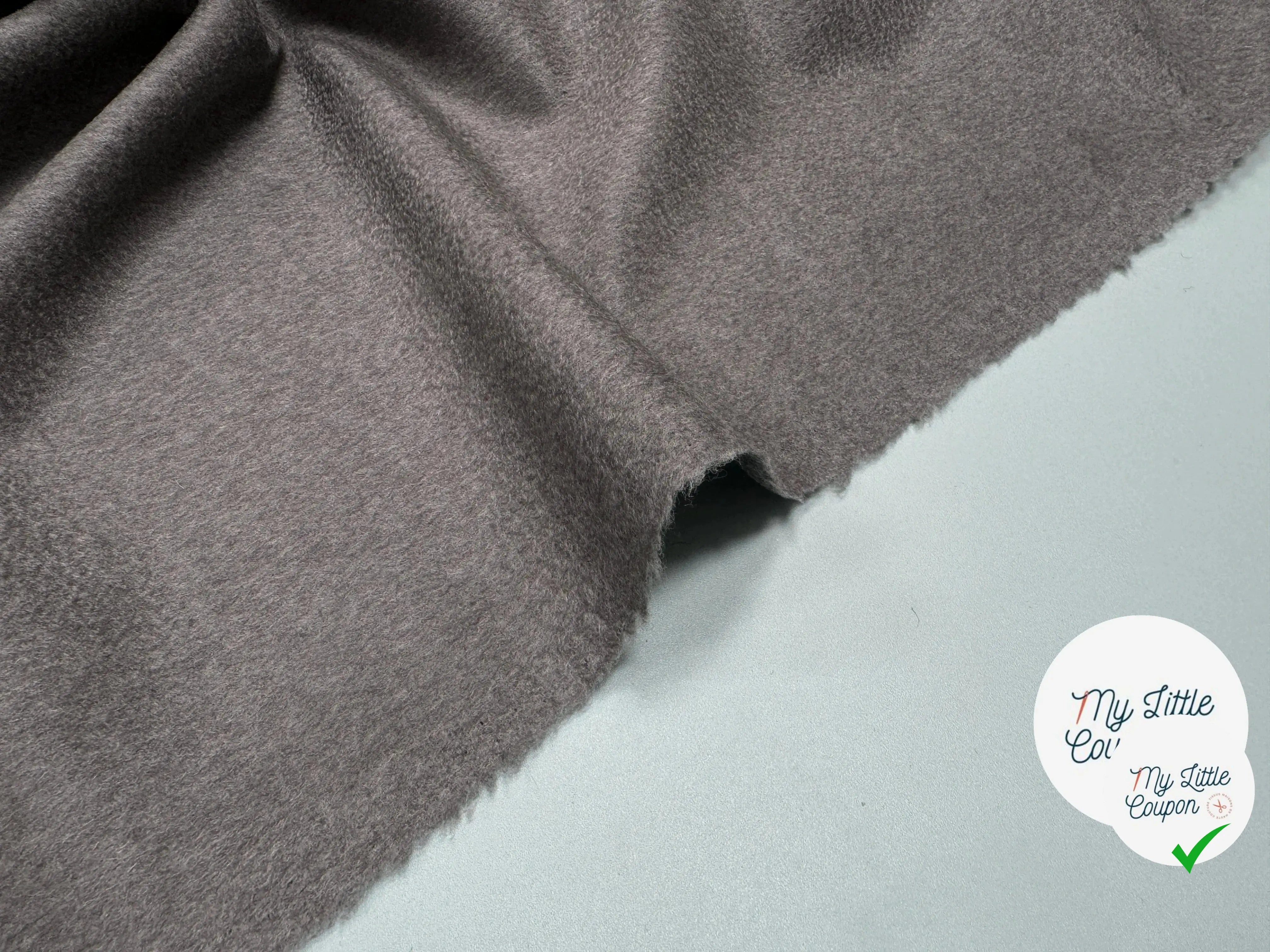 LAINAGE CACHEMIRE THERMOCOLLE GRIS - My Little Coupon