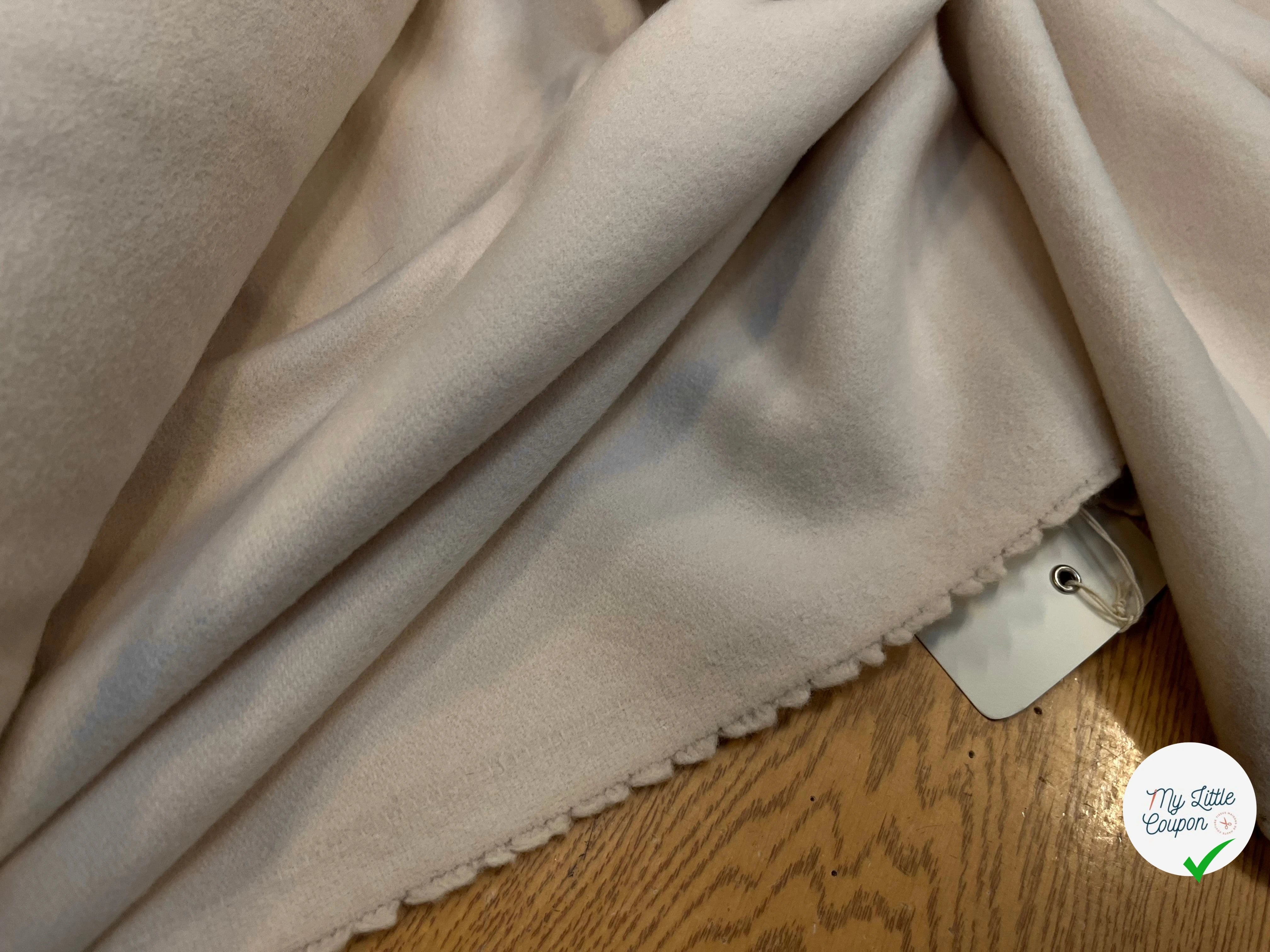 (Chute) LAINAGE MANTEAU BEIGE CLAIR 20% CASHMERE - My Little Coupon
