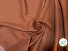 LAINAGE MANTEAU STRIÉ 100% LAINE MARRON BAUHOME TERRACOTTA - My Little Coupon