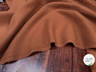LAINAGE MANTEAU STRIÉ 100% LAINE MARRON BAUHOME TERRACOTTA - My Little Coupon