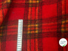 LAINAGE MANTEAUX MOELLEUX ÉCOSSAIS ROUGE - My Little Coupon - tissu - coudre