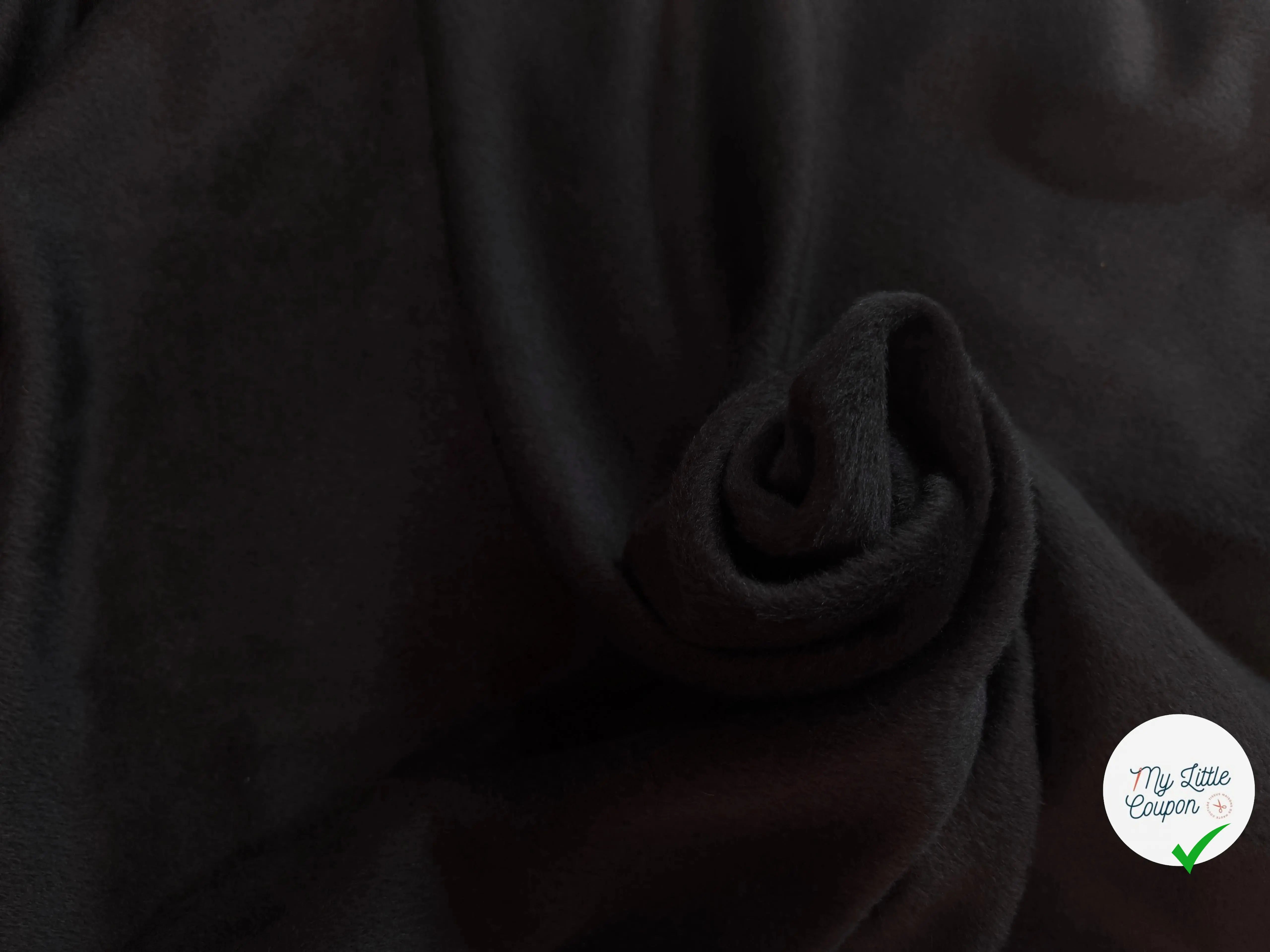 LAINAGE MOHAIR MARRON PROFOND / NOIR POILS COURTS - My Little Coupon