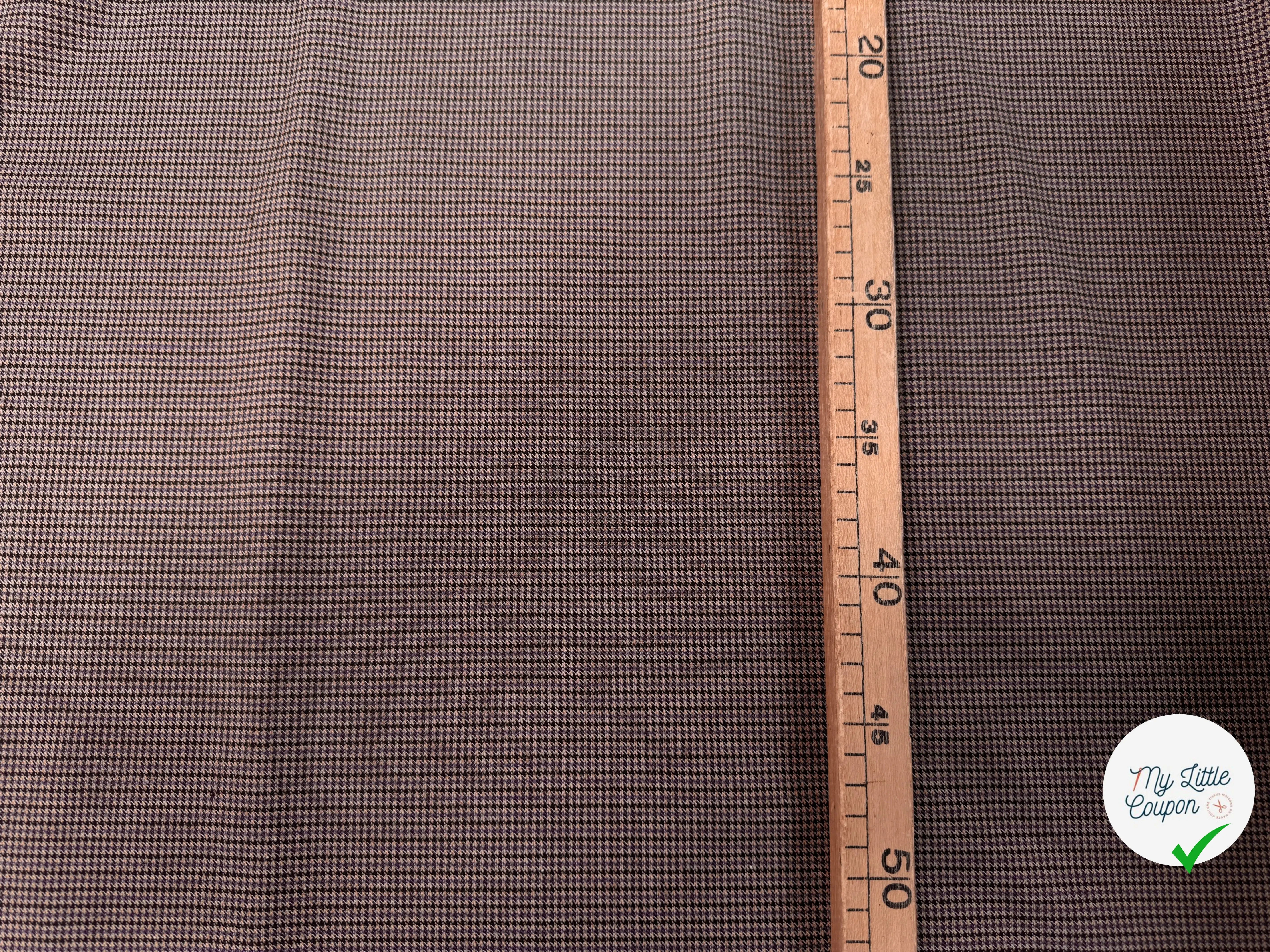 LAINAGE STRETCH PIED DE POULE - My Little Coupon