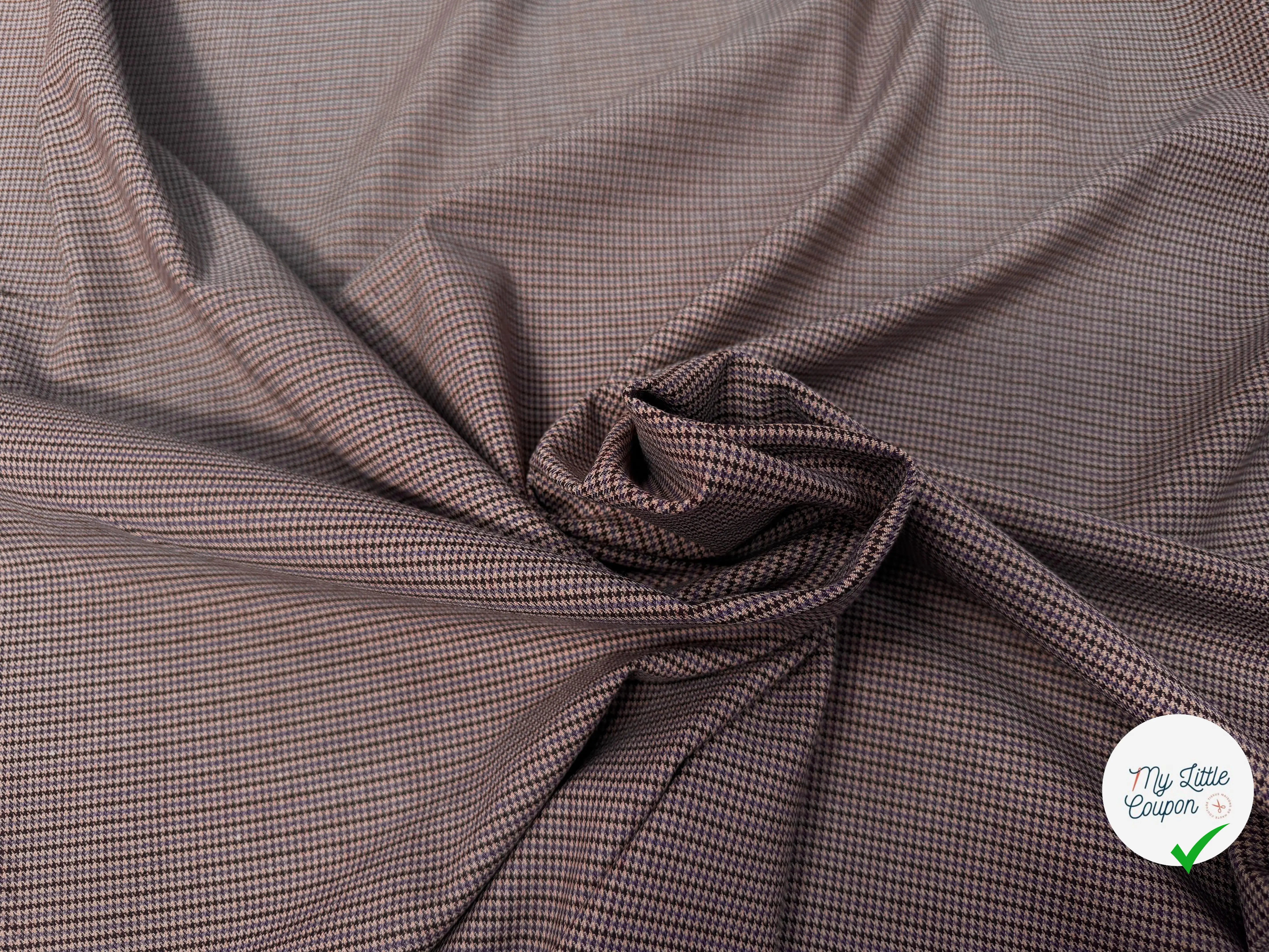 LAINAGE STRETCH PIED DE POULE - My Little Coupon