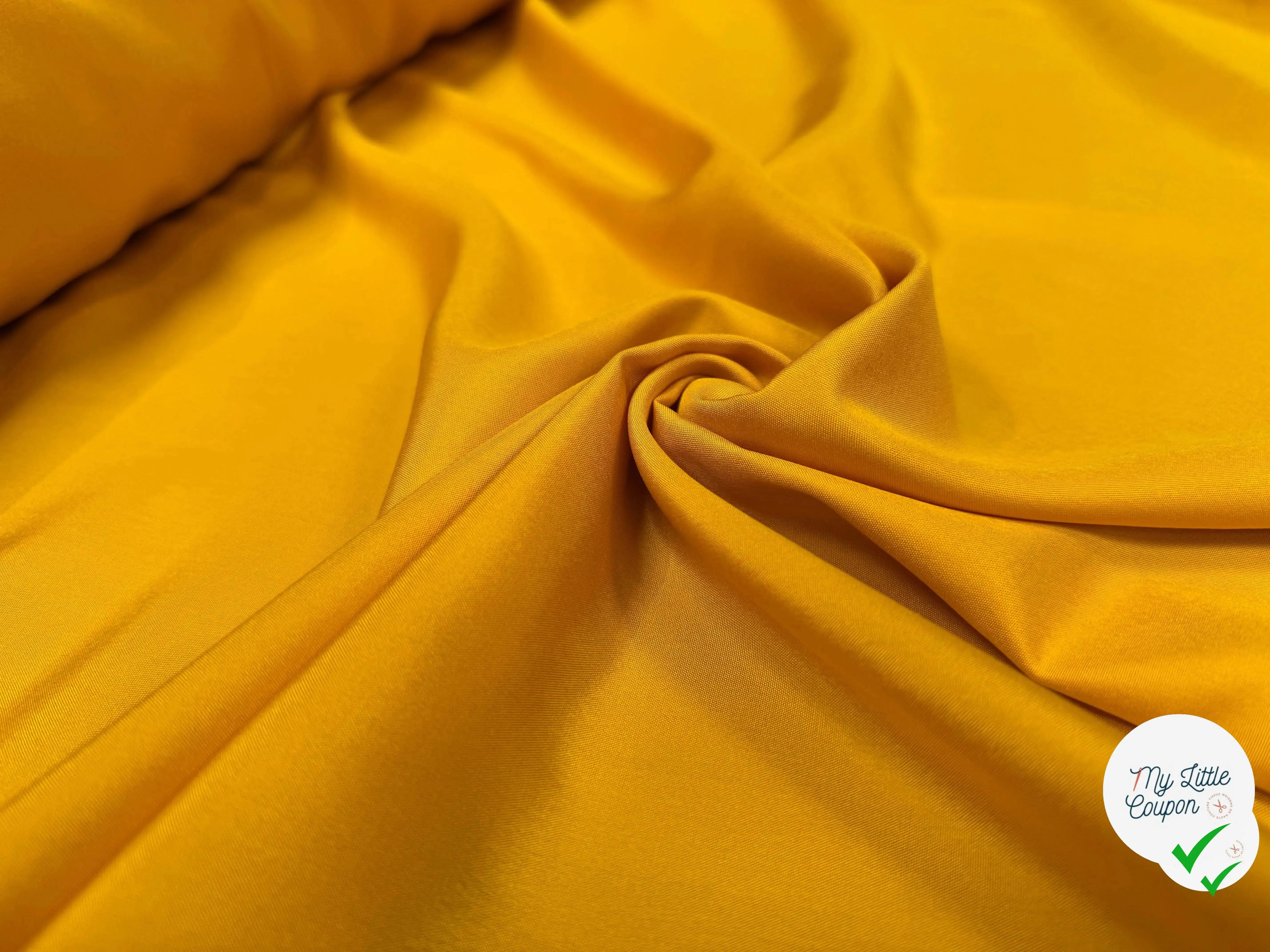LIGHT SILK POPLIN, Dark Ochre - My Little Coupon