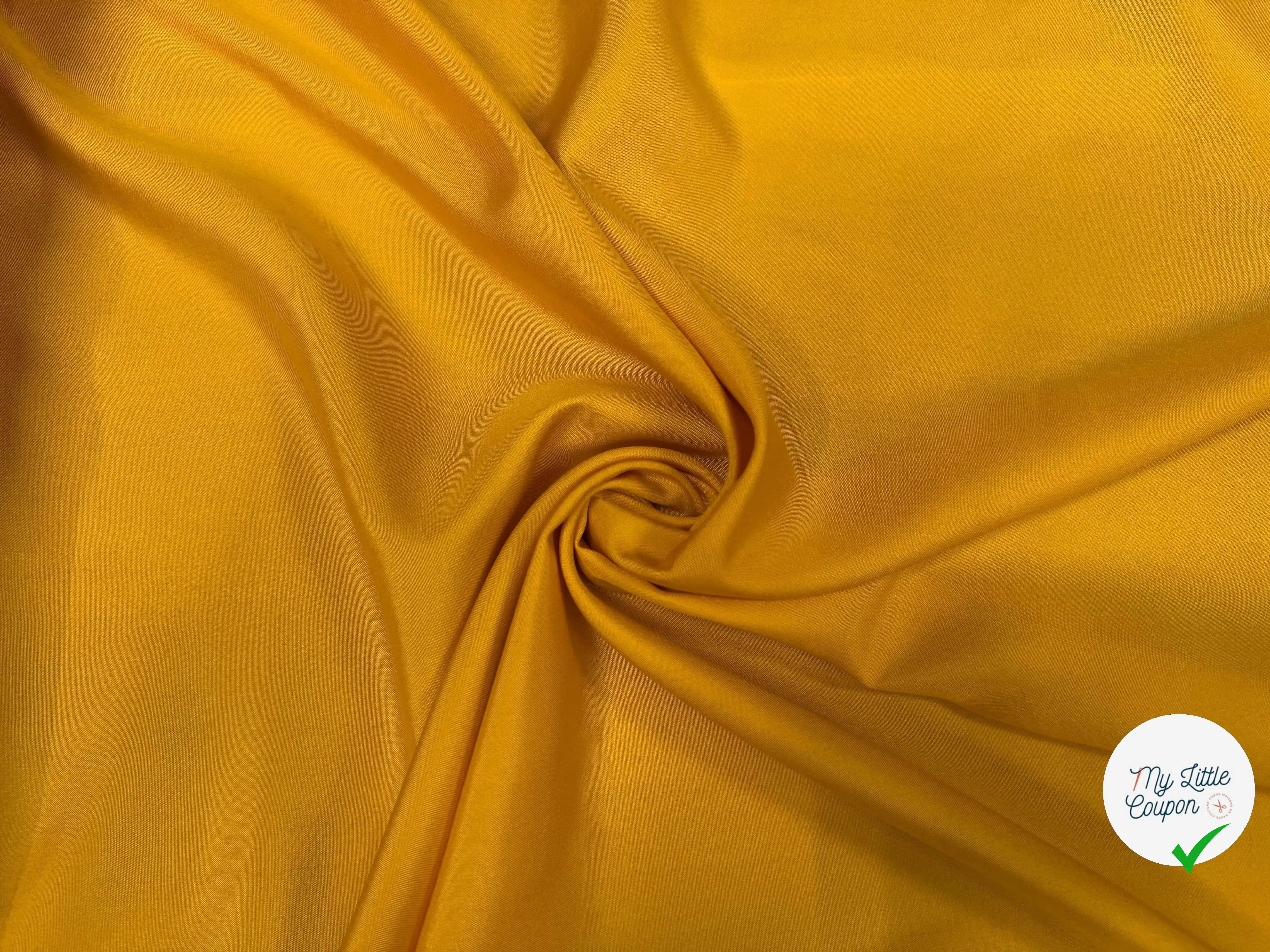 LIGHT SILK POPLIN, Dark Ochre - My Little Coupon