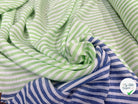 LIN RAYURES BLEU ET VERT RAYURES - My Little Coupon