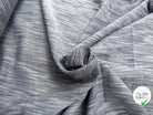 LIN VISCOSE INDIGO CHINÉ CHEVRON - My Little Coupon