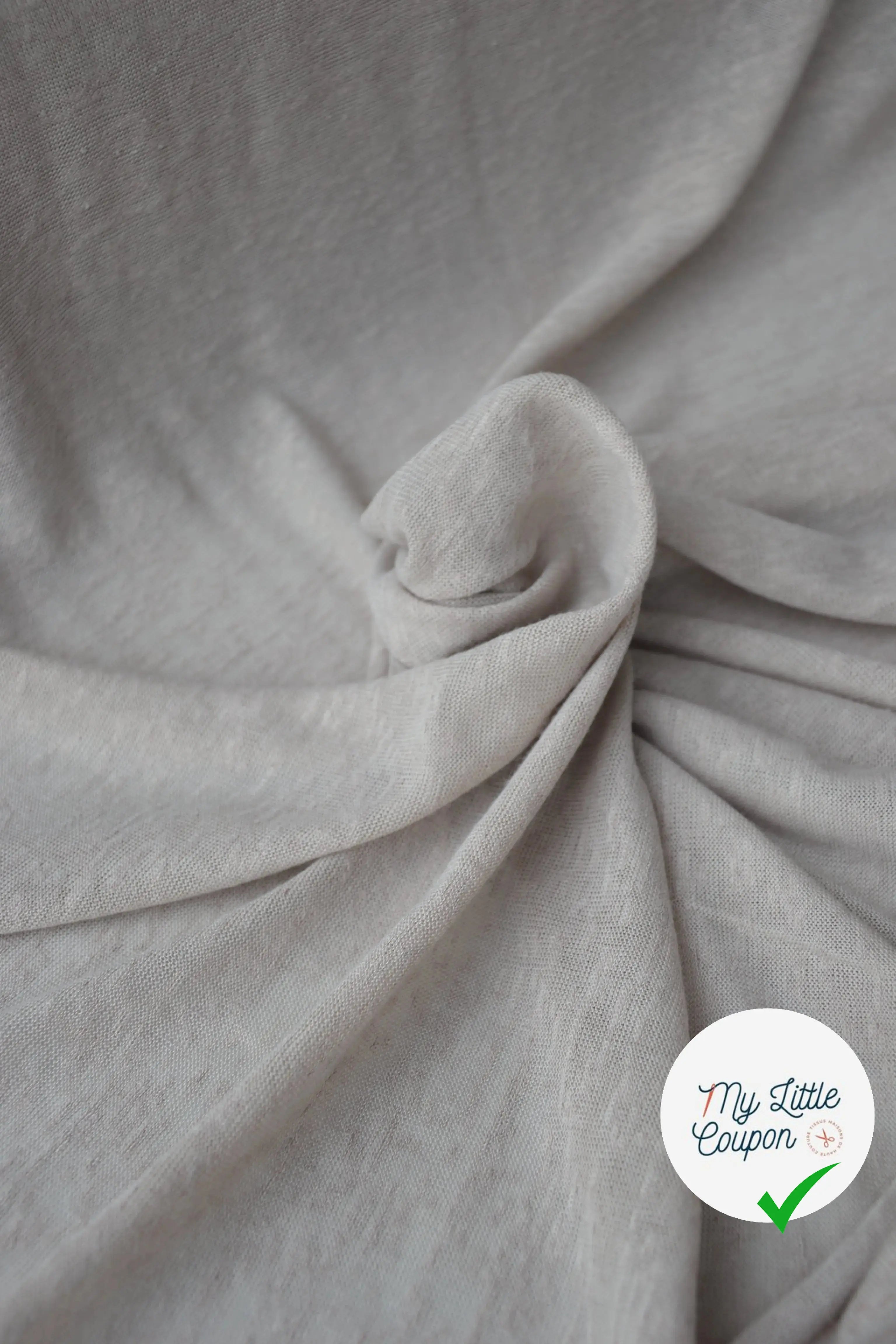MAILLE EFFET LIN CHIC BEIGE - My Little Coupon