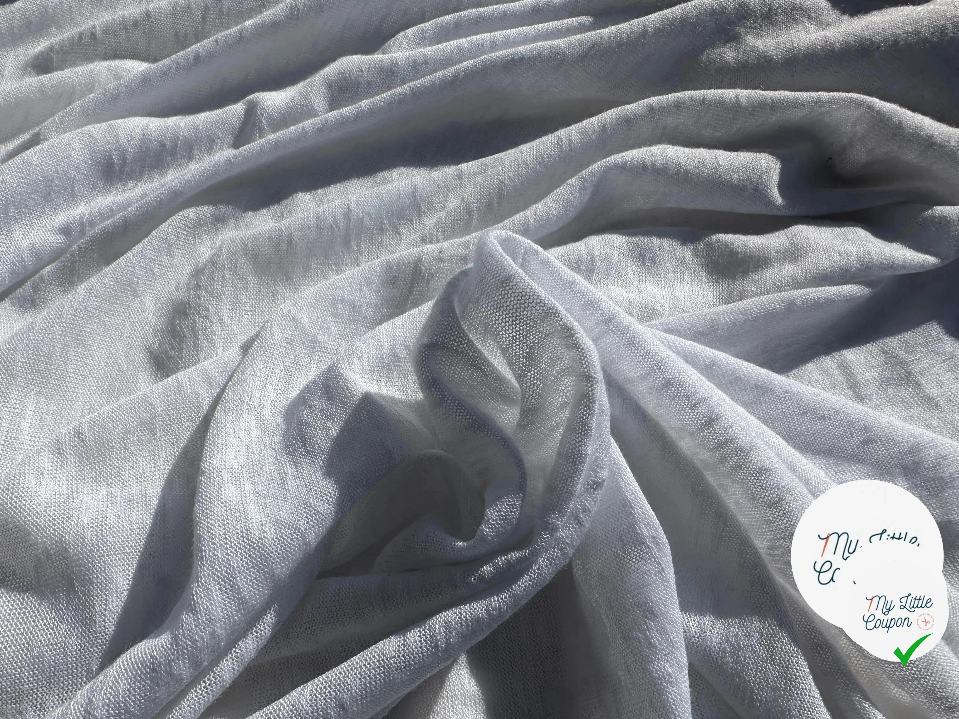 MAILLE EFFET LIN CHIC BLANC - My Little Coupon