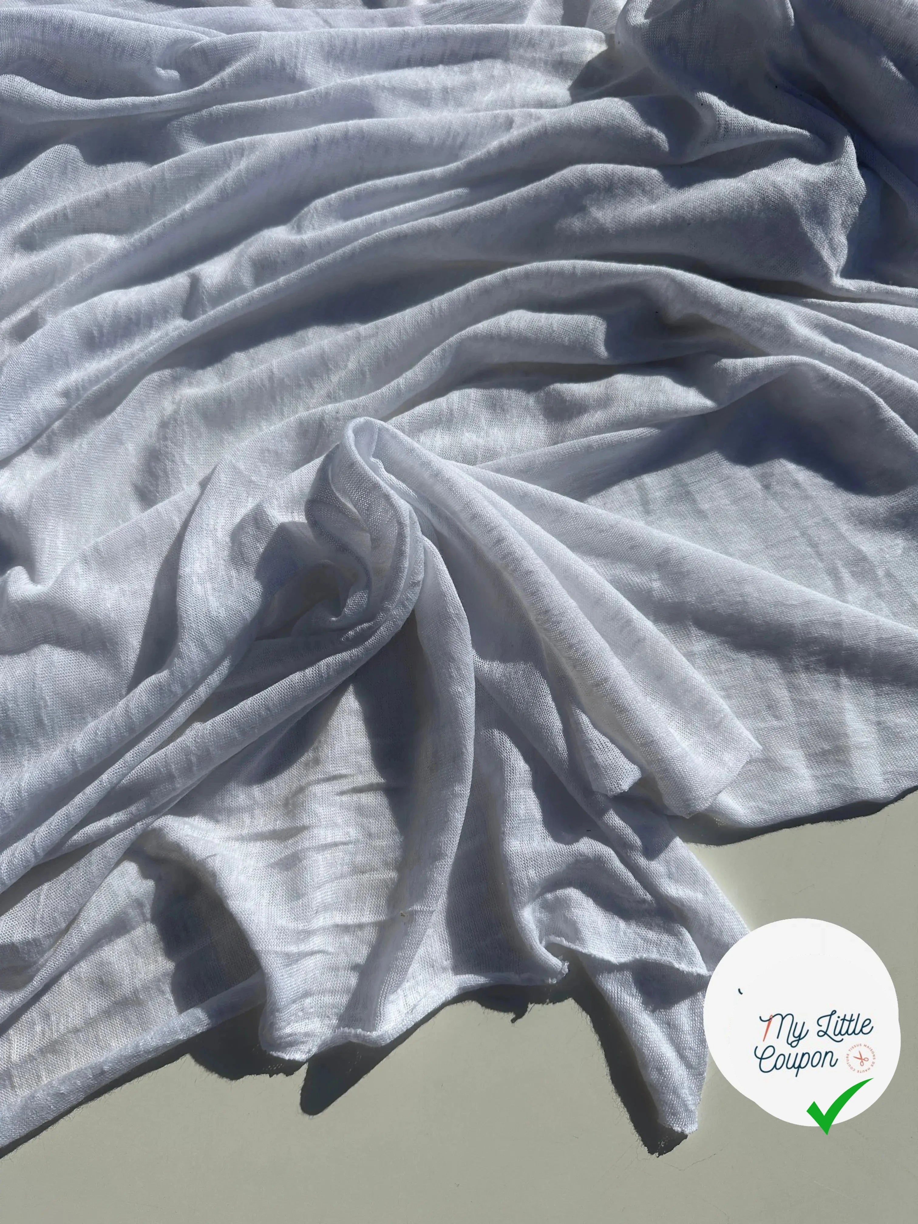 MAILLE EFFET LIN CHIC BLANC - My Little Coupon