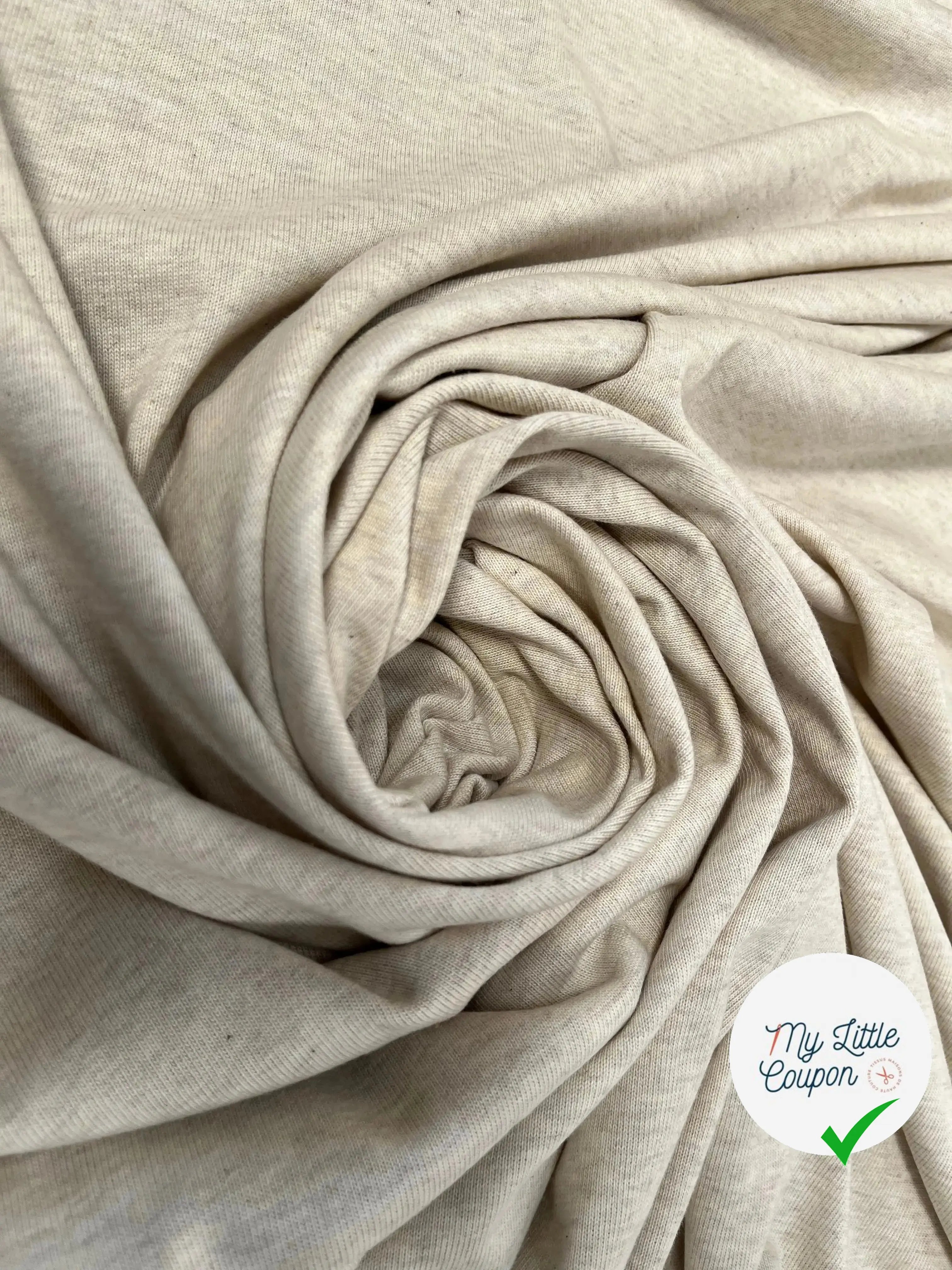 MAILLE LOURDE COTON UNI CREME - My Little Coupon
