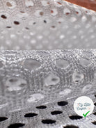 MAILLE PERFORÉE MESH BLANC - My Little Coupon