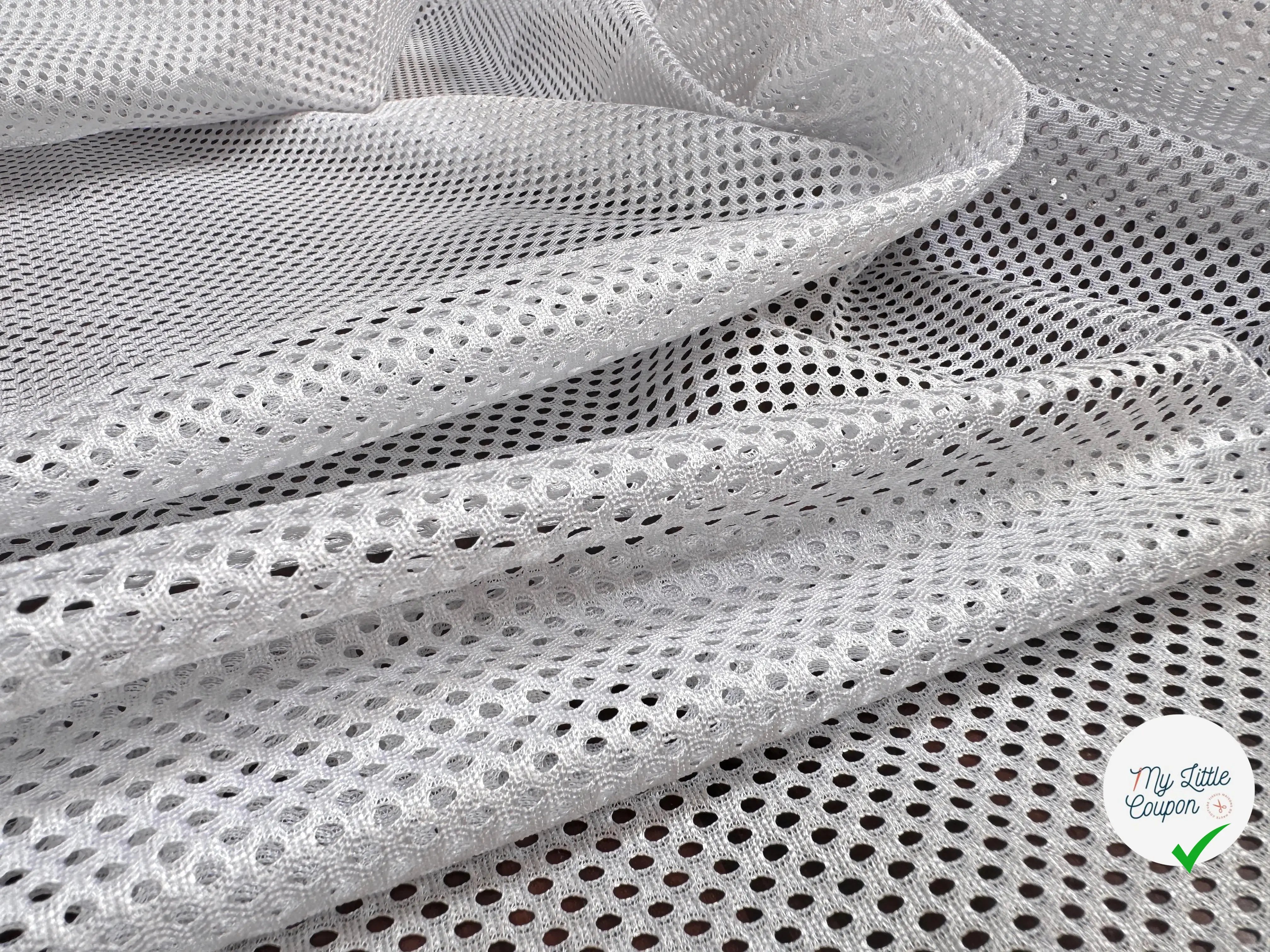 MAILLE PERFORÉE MESH BLANC - My Little Coupon