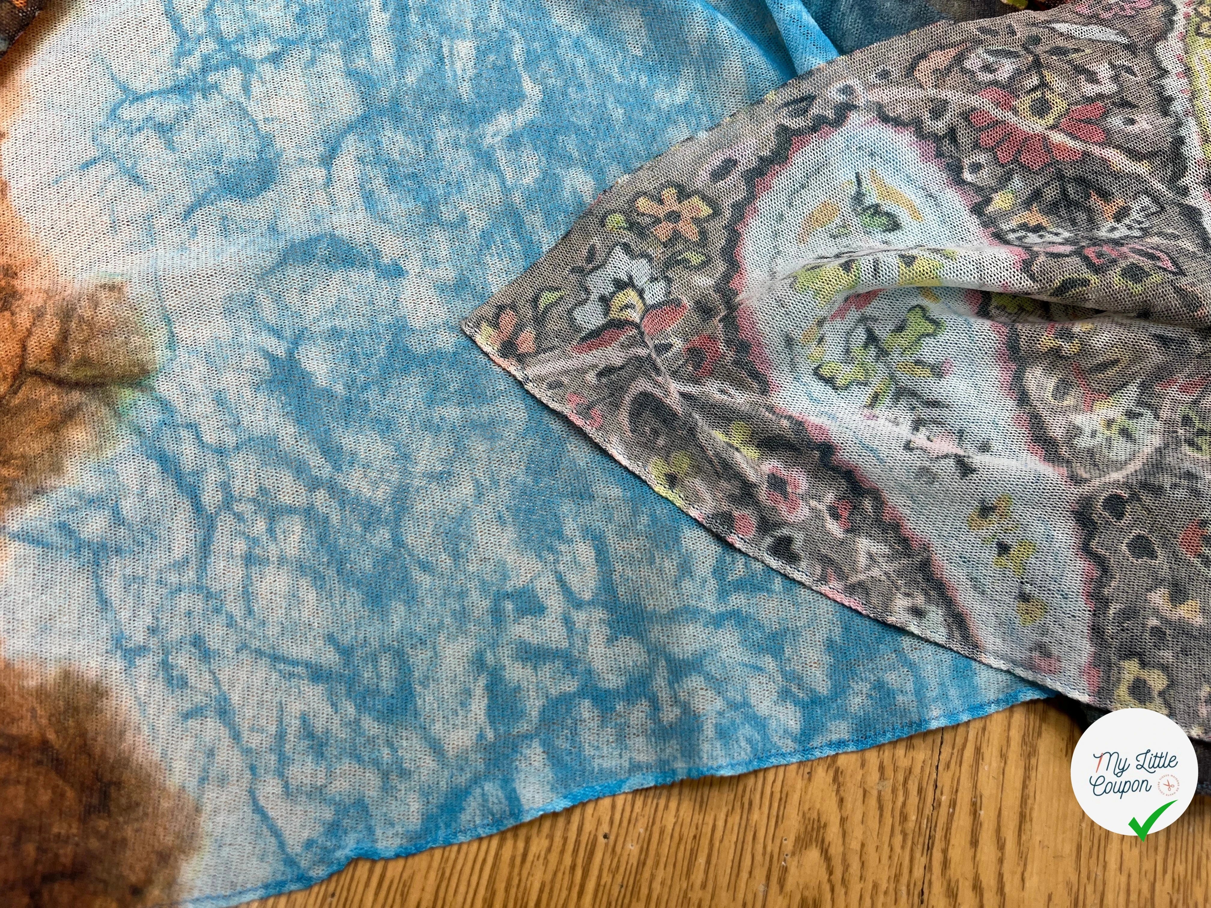 MAILLE RESILLE  IMPRIMÉ PIMENT MULTICOLORES - My Little Coupon