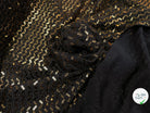 MAILLE SÉQUIN PÉTITE RECTANGLE OR EN ZIG ZAG BRILLANTE - My Little Coupon