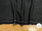 MOLLETON FIN LUREX ARGENT NOIR - My Little Coupon