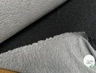 MOLLETON FIN LUREX ARGENT NOIR - My Little Coupon