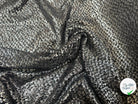 MOUSSELINE DE SOIE LAMÉE DÉVORÉE SERPENT - My Little Coupon