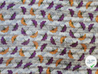 MOUSSELINE OSLOW FLEURS WAX ORANGE & VIOLET - My Little Coupon