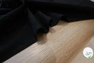 NATTÉ  COTON LIN NOIR LAIZE 2M80 - My Little Coupon