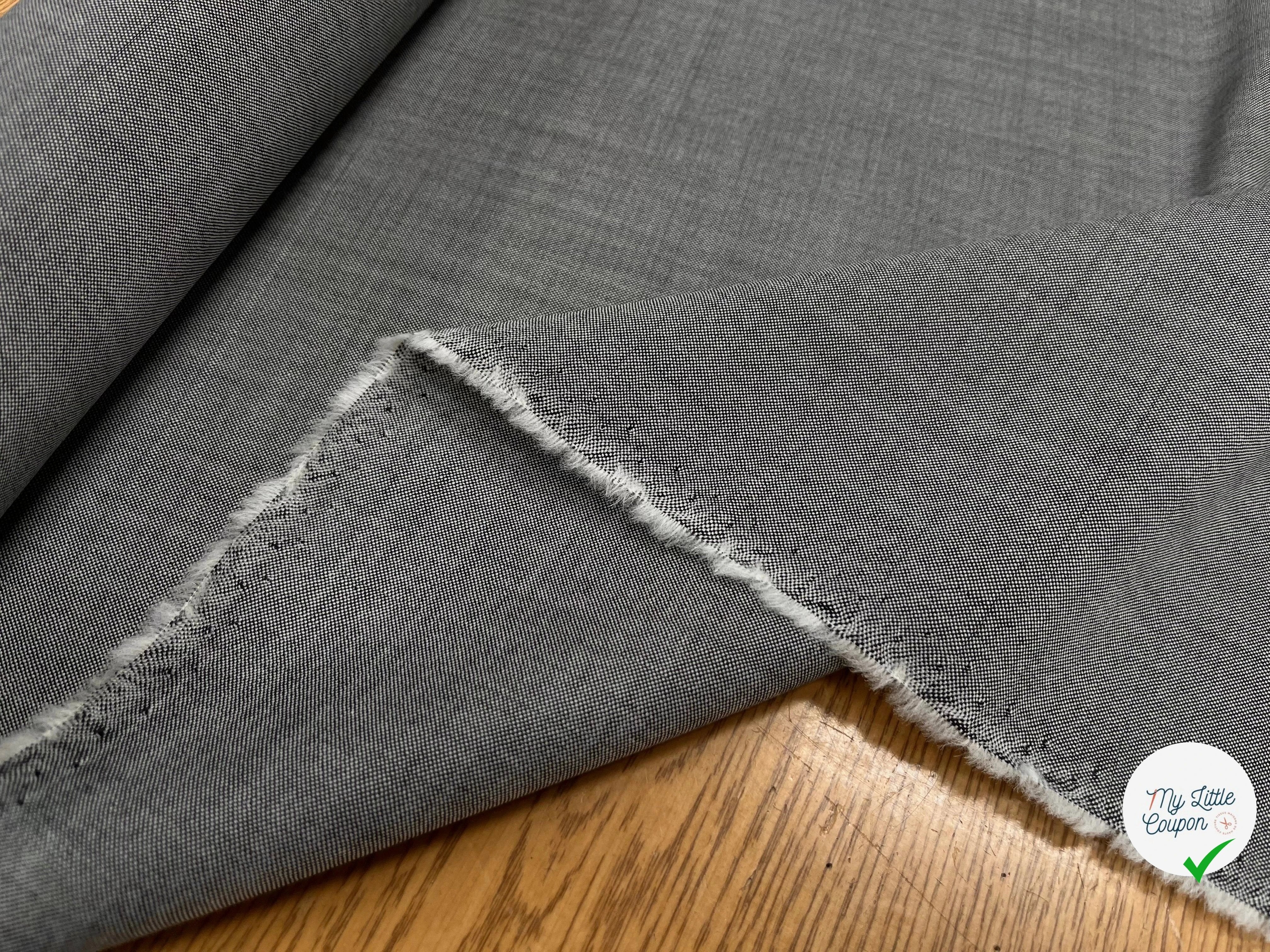 OXFORD DE LAINE GRIS CLAIR DEPERLANTE - My Little Coupon