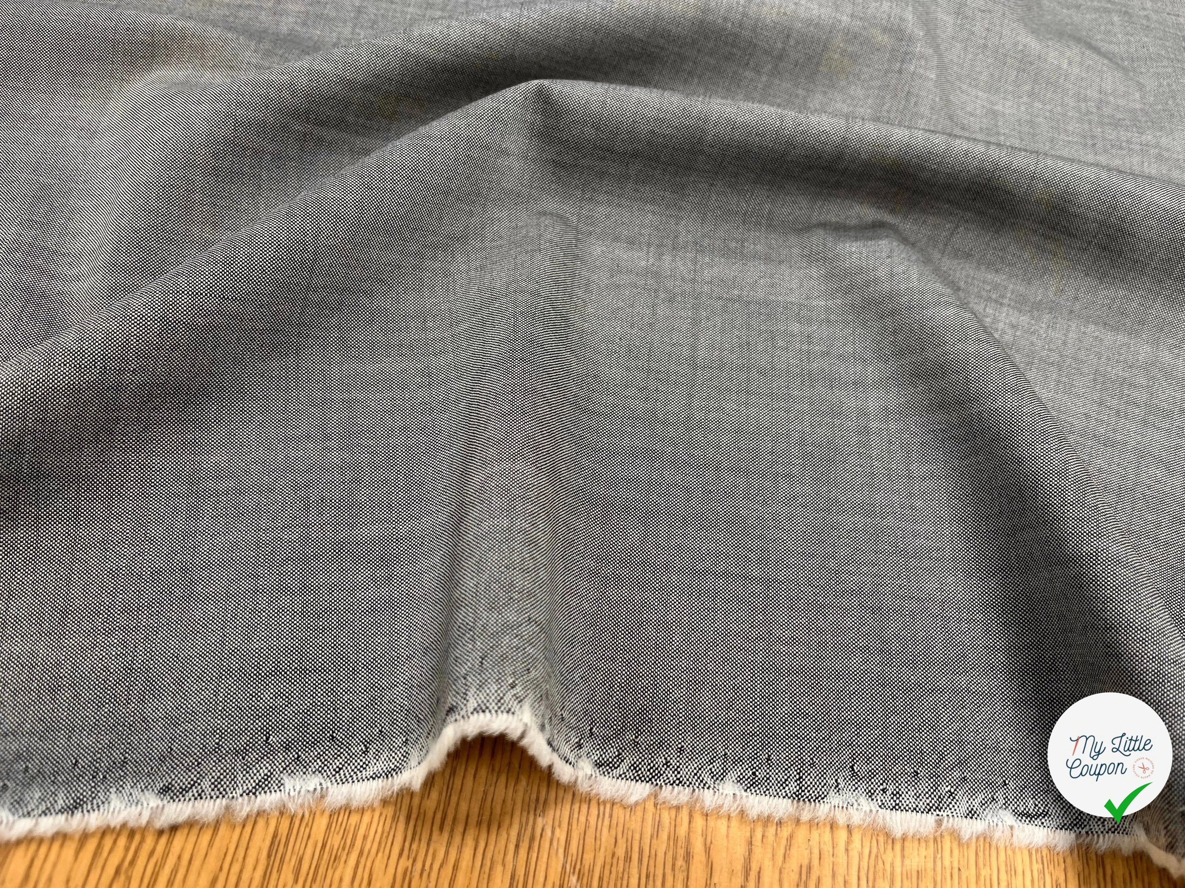 OXFORD DE LAINE GRIS CLAIR DEPERLANTE - My Little Coupon