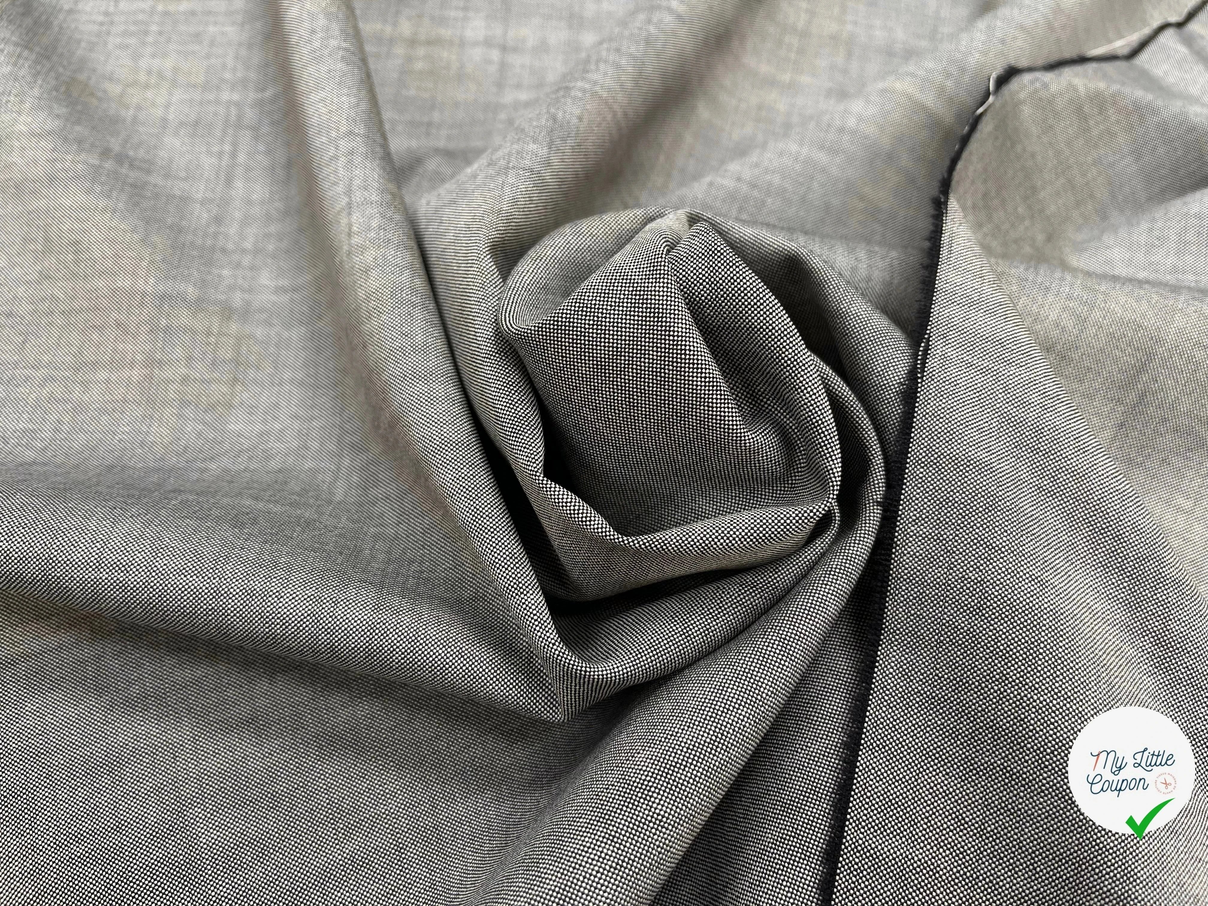 OXFORD DE LAINE GRIS CLAIR DEPERLANTE - My Little Coupon