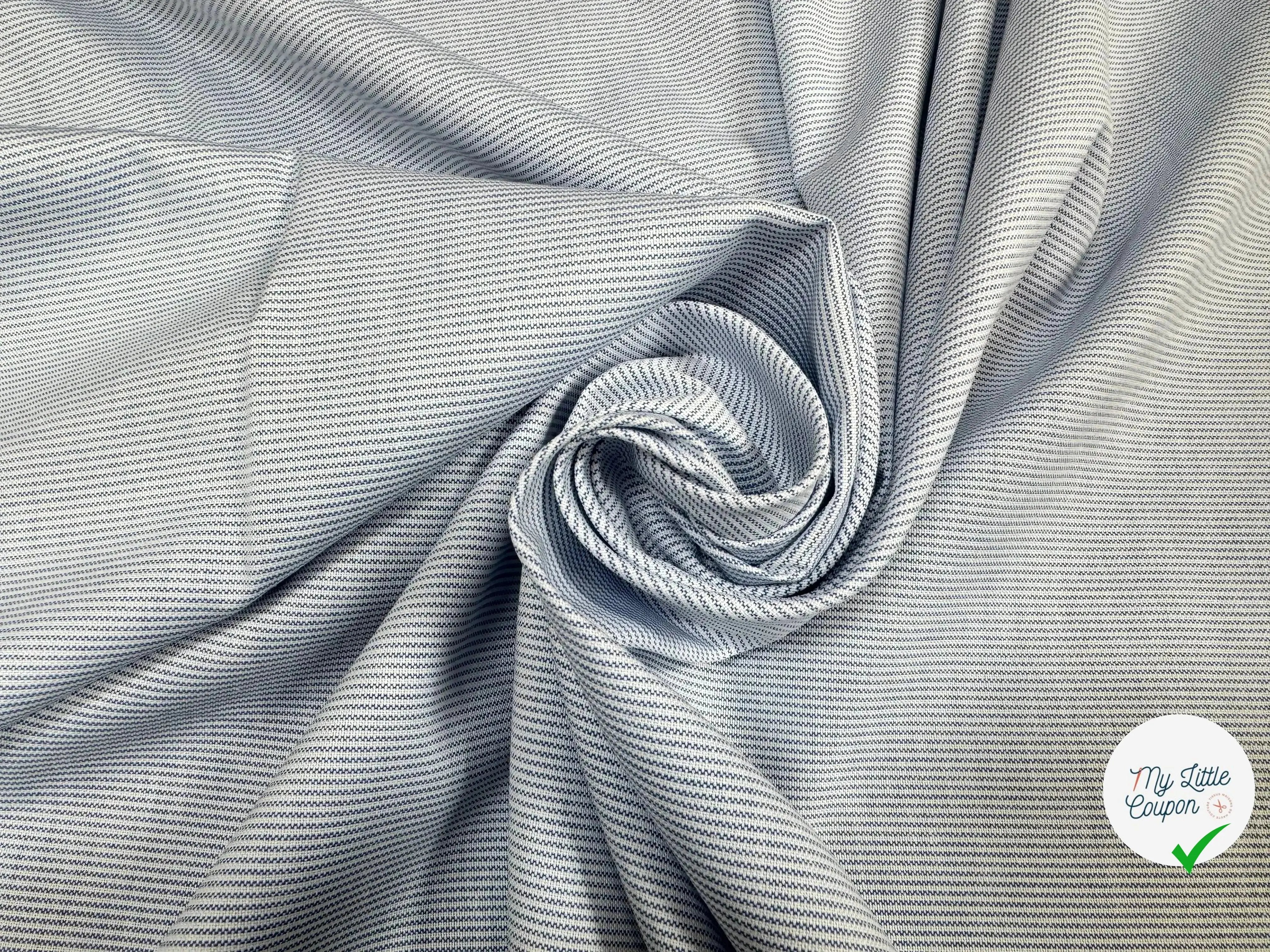 OXFORD RAYURES BLEU - My Little Coupon
