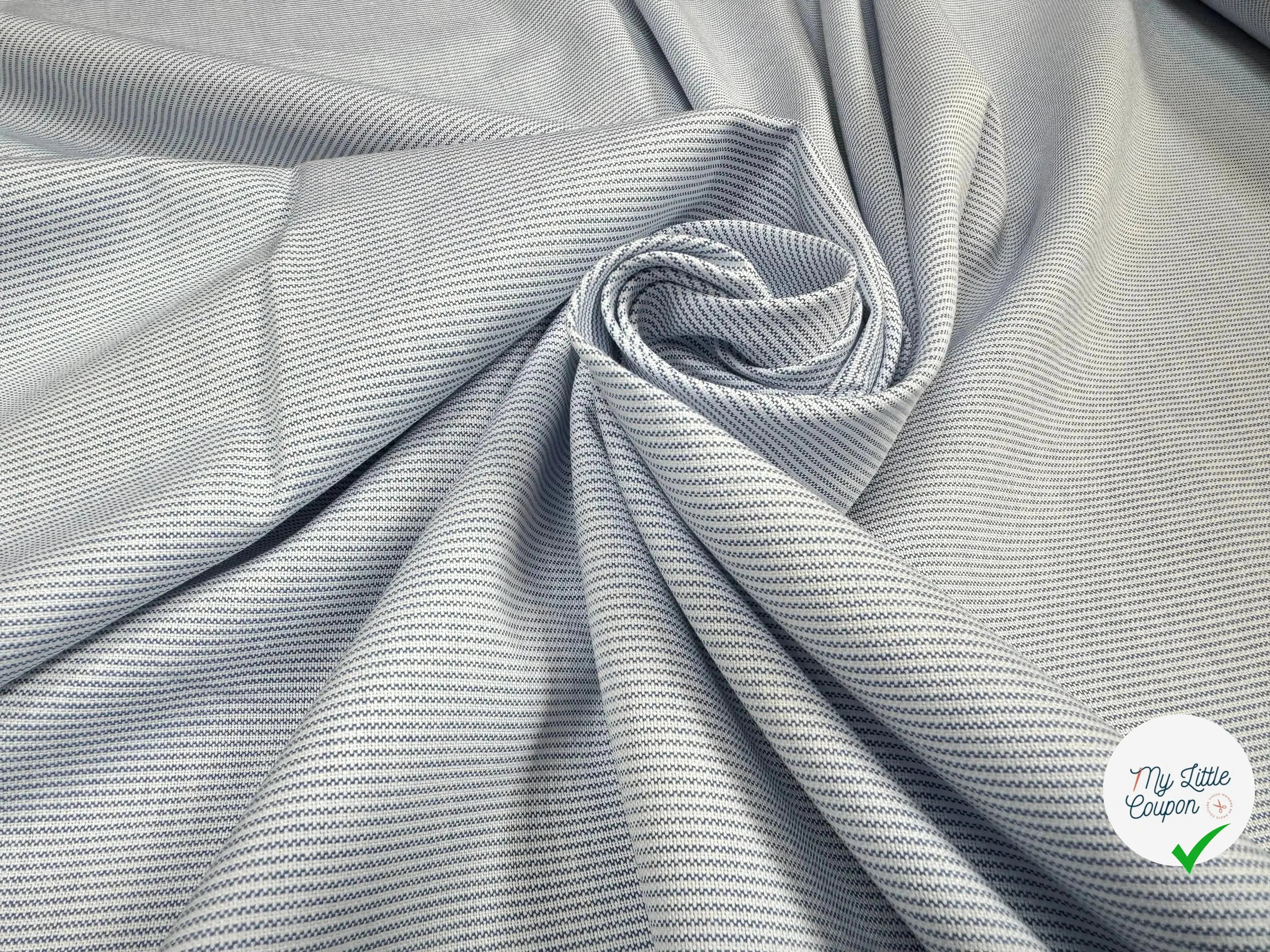 OXFORD RAYURES BLEU - My Little Coupon