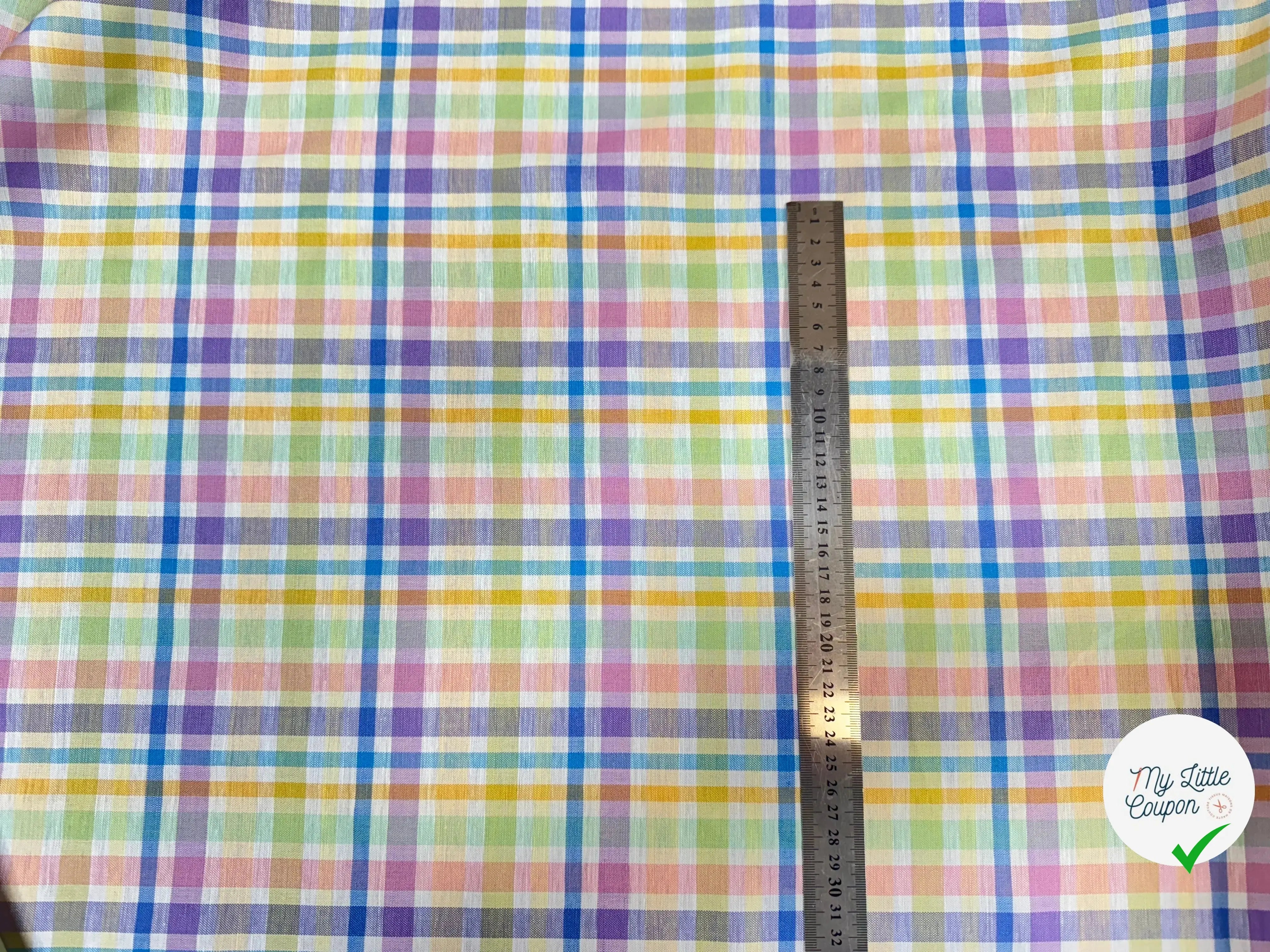 OXORD COTON (BELLE TENUE) TARTAN TROPEA FRESKA - My Little Coupon