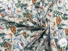 PERCALE COTON MERIBEL BLANC PRINT - My Little Coupon