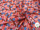 PERCALE DE COTON AKEMI ROUGE - My Little Coupon