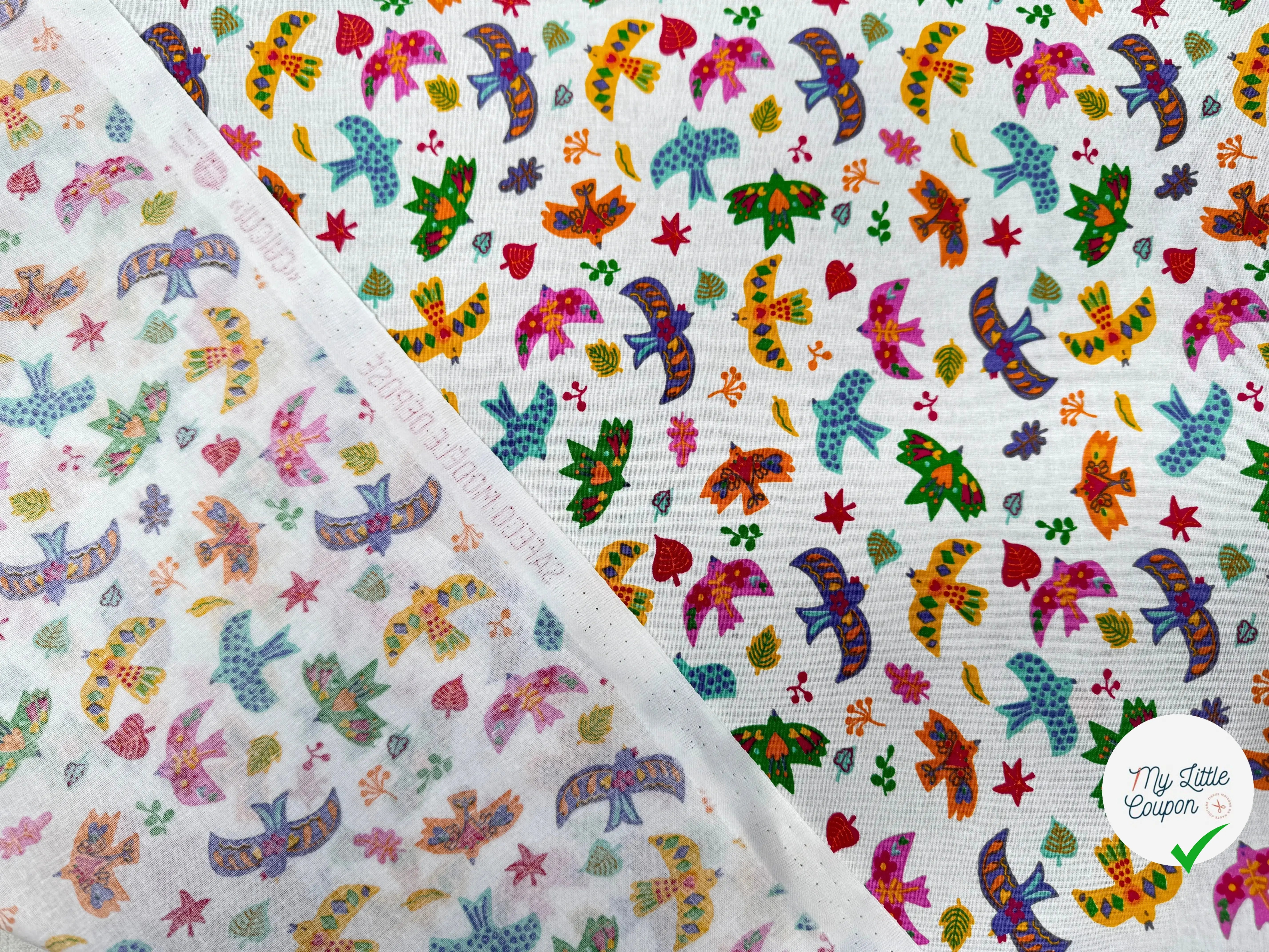 PERCALE DE COTON CUICUI BLANC - My Little Coupon