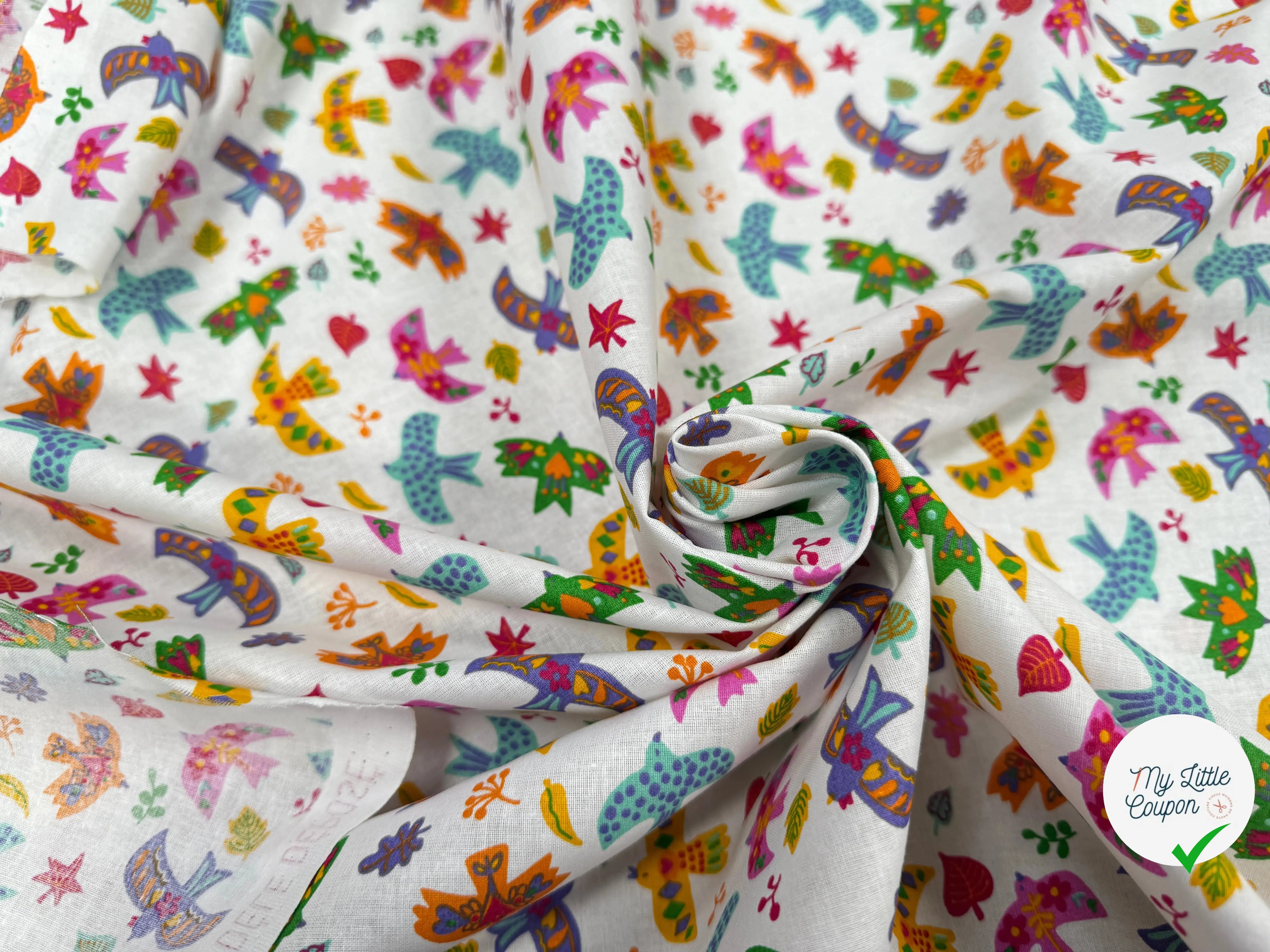 PERCALE DE COTON CUICUI BLANC - My Little Coupon