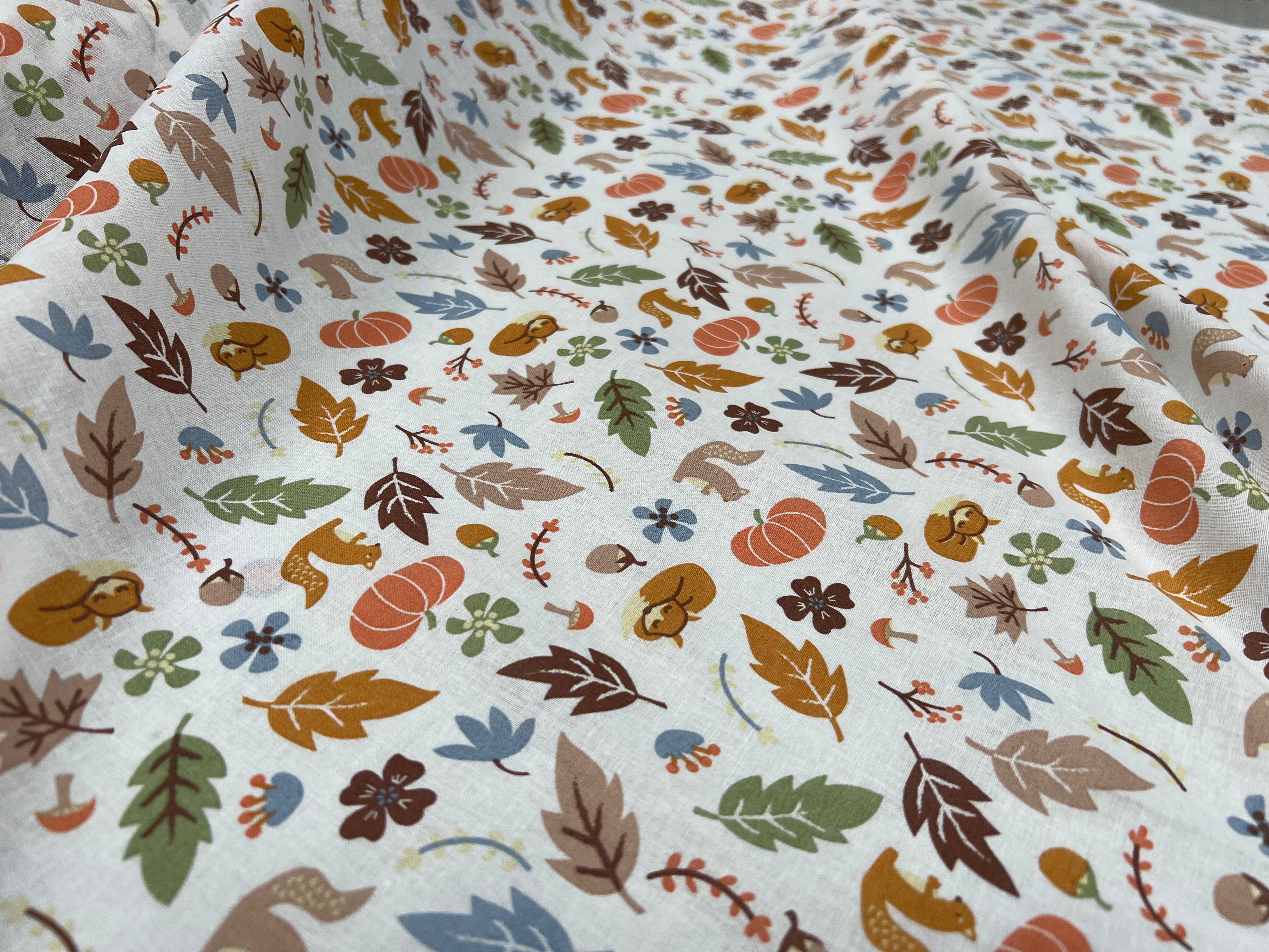 (Chute) PERCALE DE COTON FOREST ROSE - My Little Coupon